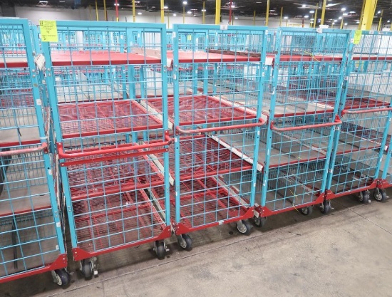 4-tier wired shelf on casters