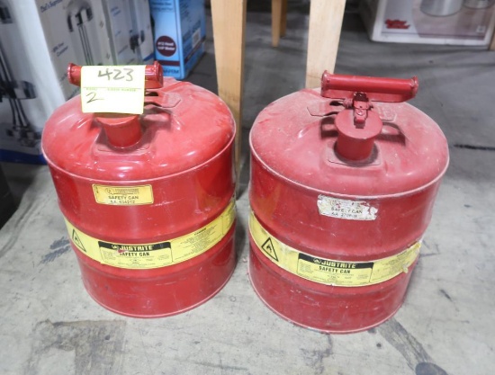 metal gas container
