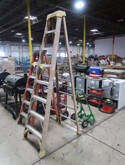 Werner fiberglass step ladder