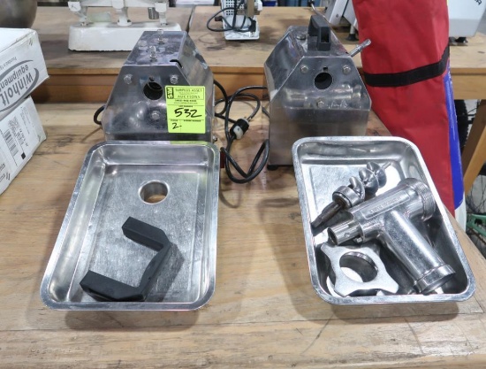 American Eagle table top meat grinder, missing parts