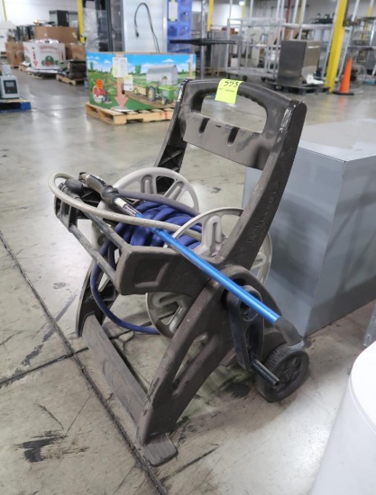 plastic hose reel, w/ hose