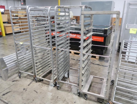 aluminum sheet pan carts