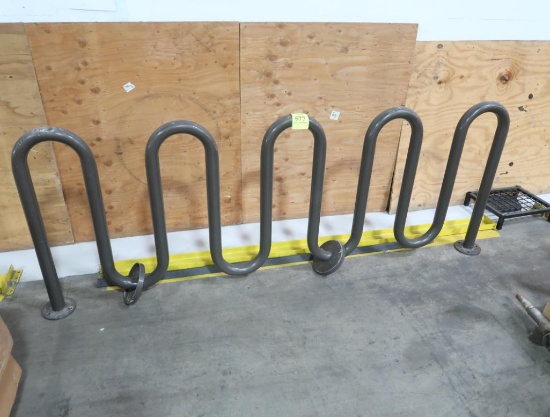 steel 9 loop bike rack
