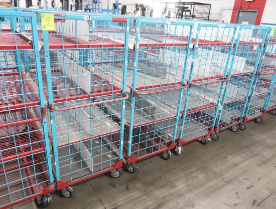 4-tier wired shelf on casters