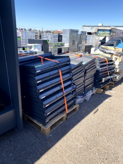 3 PALLETS OF NALLOY SHELVES