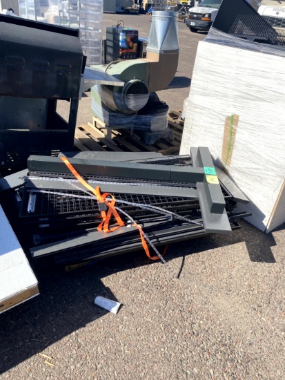PALLET OF ASSORTED SHELVING PARTS