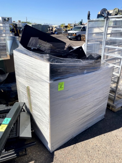PALLET OF SHELVING INSERTS AND PARTS