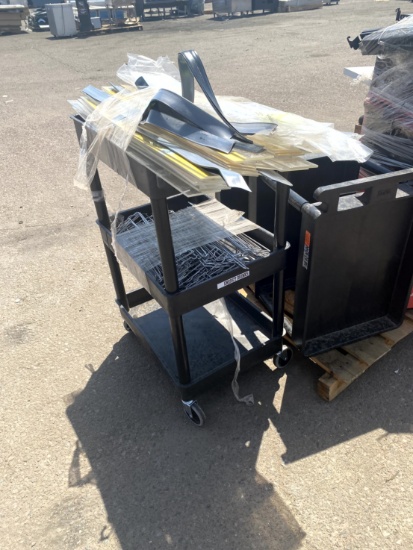 BLACK 3 TIER CART