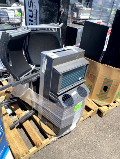 Portable Ac Unit And Stackable Chairs