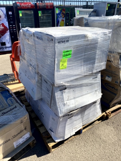 PALLET OF KOHLER TOILETS