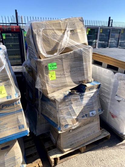 PALLET OF ASSORTED TOILET PARTS