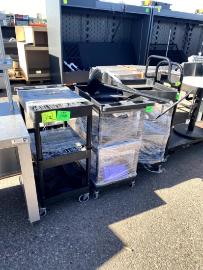 3 TIER CART WITH CONTENTS
