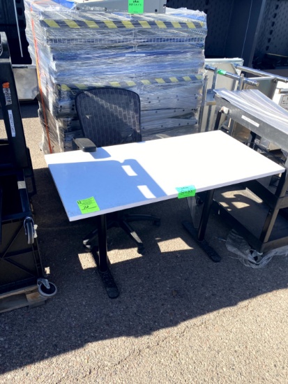 White Office Table