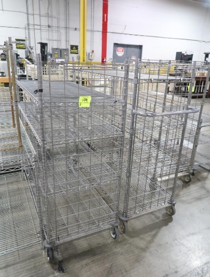 4-tier steel wire cart