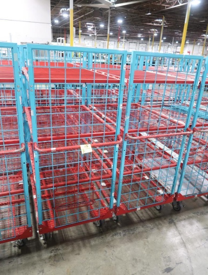4-tier wired shelf on casters