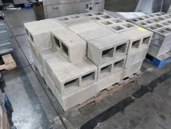 pallet of cinder blocks