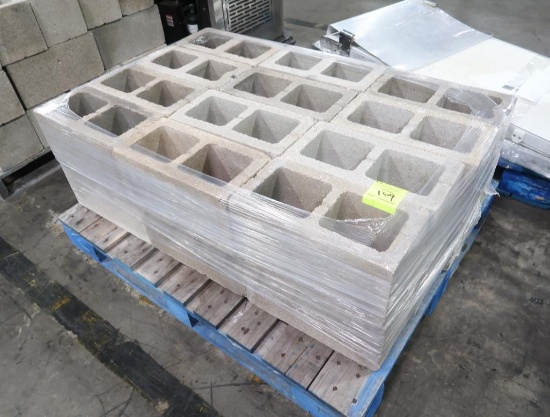 pallet of cinder blocks