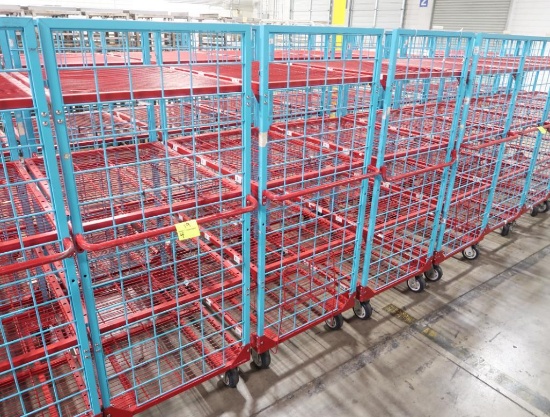 4-tier wired shelf on casters