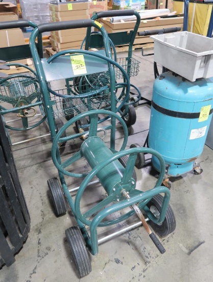steel hose reel cart, no hose
