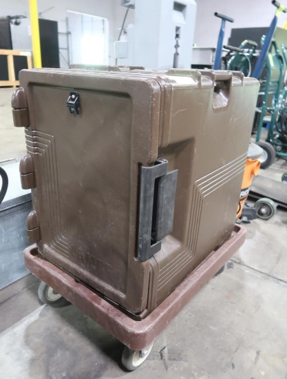 Cambro insulated holding cabinet w/ cart