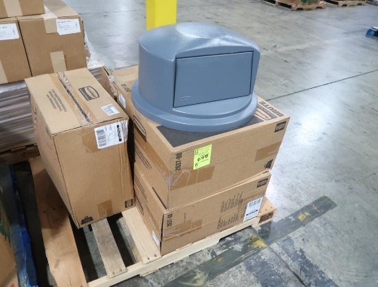 Rubbermaid Brute trash bin tops