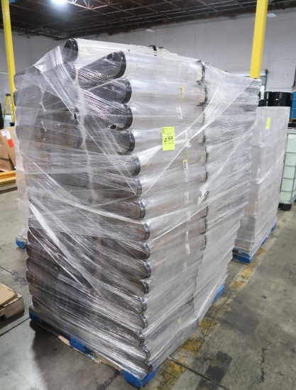 pallet of Trade Fixture bulk gravity bins