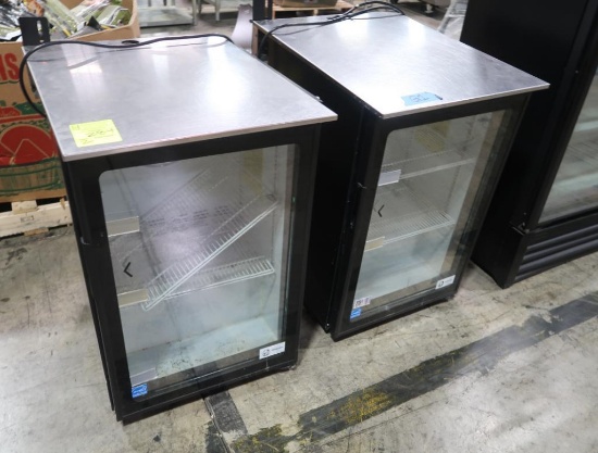 Imbera single-glass door merchandiser w/ stainless top