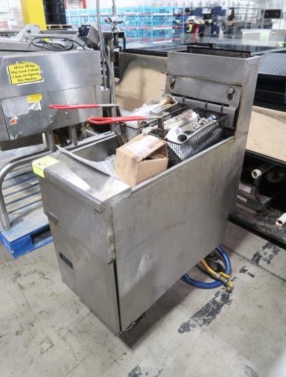 Pitco dual basket deep fryer