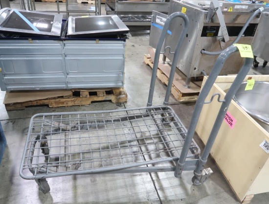 steel flat wire cart