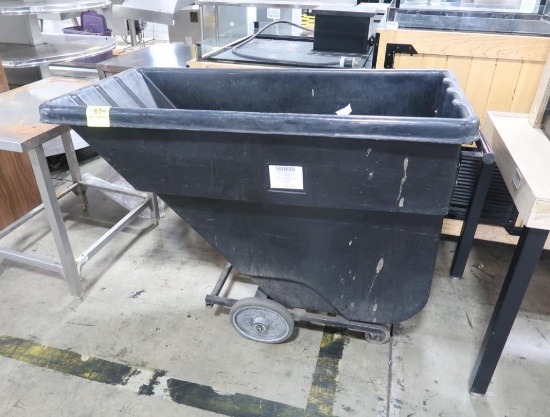 plastic waste bin