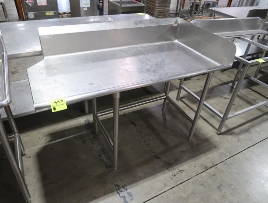 stainless dishwasher exit table