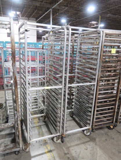 aluminum sheet pan carts