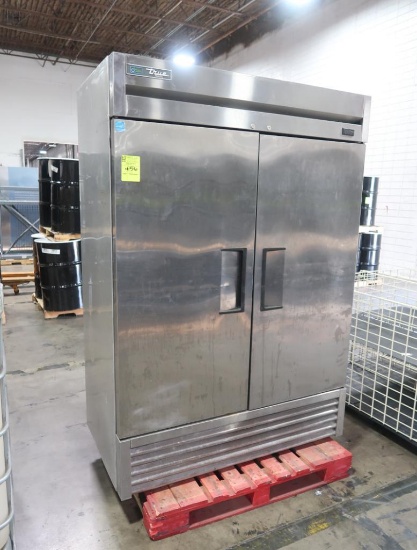 True 2-stainless door freezer