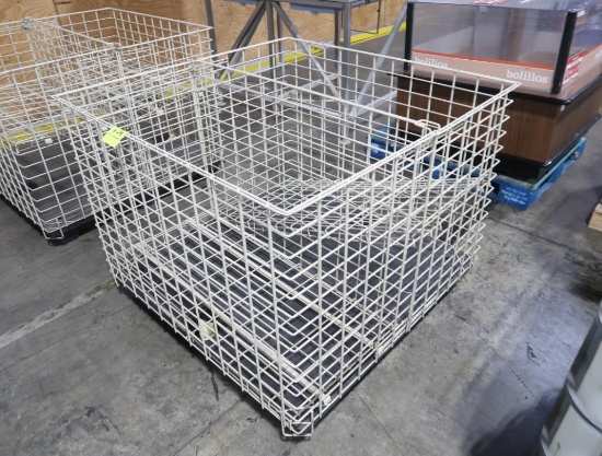 2-section steel wire crate