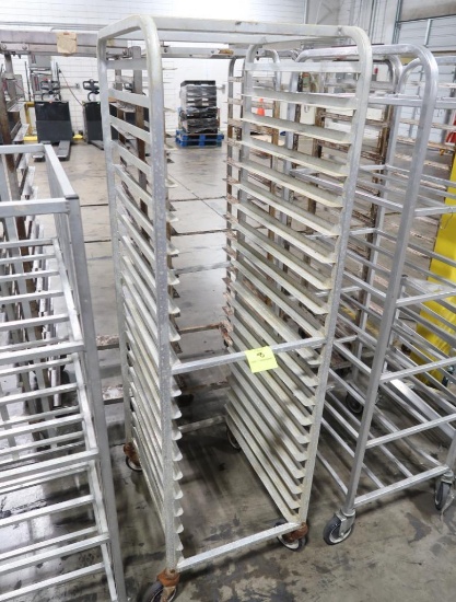aluminum sheet pan rack