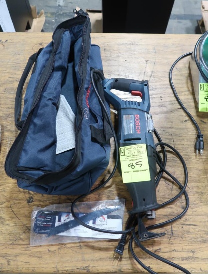 Bosch corded reciprocating saw w/ bag, no blade