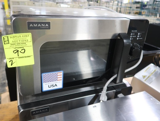 Amana commercial microwaves