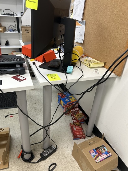 4FT DESK W/ USB AND OUTLET CHARGING PORTS