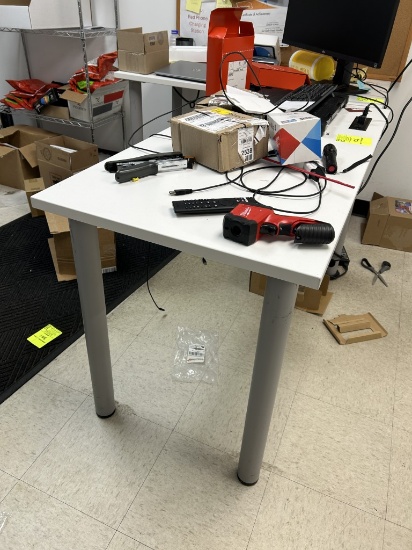 4FT DESK W/ USB AND OUTLET CHARGING PORTS