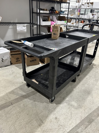 41IN X 24IN PLASTIC UTILITY CART