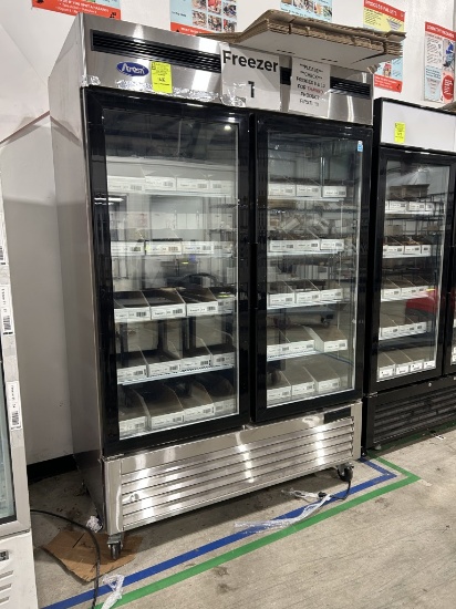 2021 ATOSA TWO GLASS DOOR SELF CONTAINED FREEZER