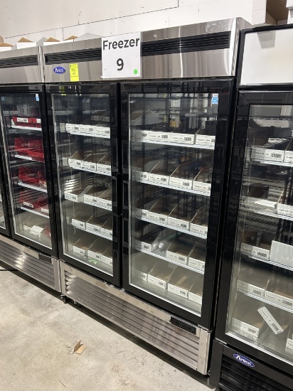 2022 Atosa Two Glass Door Self Contained Freezer
