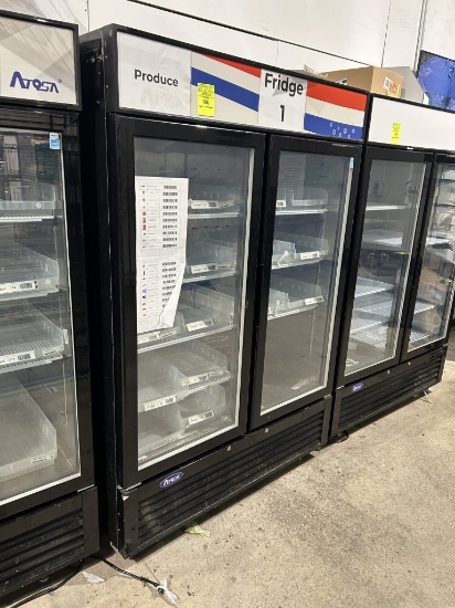 2021 Atosa Two Glass Door Self Contained Cooler