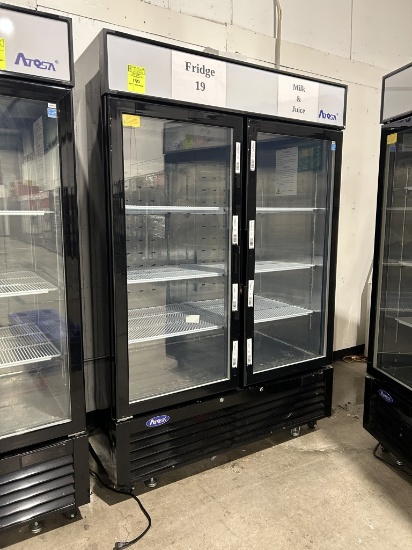 2024 Atosa Two Glass Door Self Contained Cooler