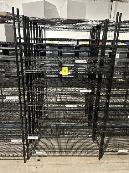 48in X 18in X 86in Black Uline Racks