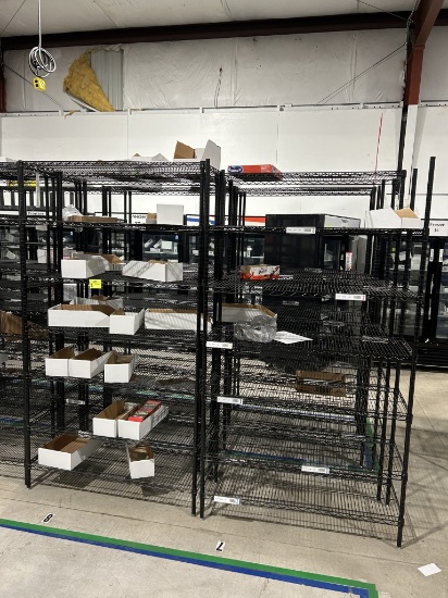 48in X 18in X 86in Black Uline Racks