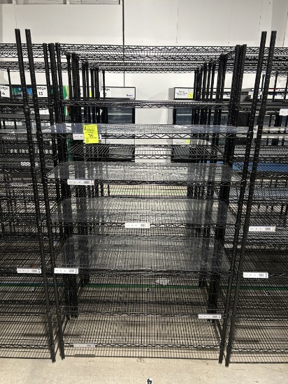 48in X 18in X 86in Black Uline Racks