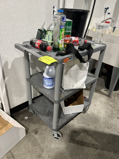 18IN X 28IN PLASTIC UTILITY CART