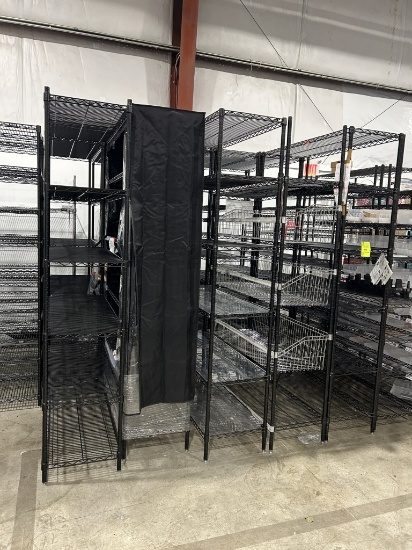 48in X 18in X 86in Black Uline Racks