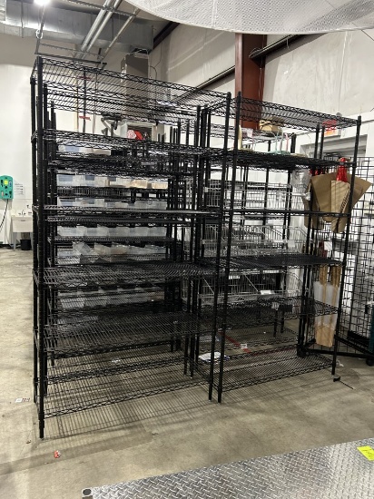 48IN X 18IN X 86IN BLACK ULINE RACKS